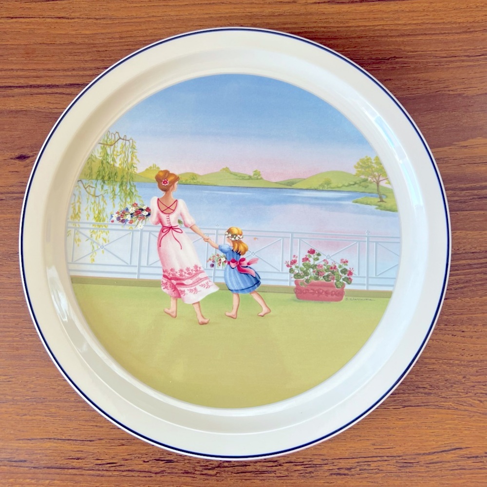 Villeroy & Boch “The Romantic Seasons” collection plate #1 “Spring”